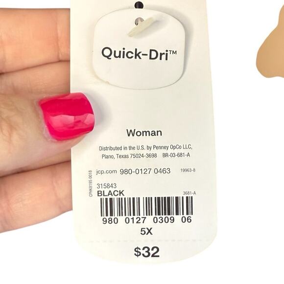 Woman's Xersion Quick-Dry Sleeveless Athletic Shirt Size 5X in Black - Picture 8 of 10